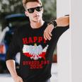 Feliz Día De Dyngus 2025 Polska Águila Blanca Polaca Día De Dyngus Camiseta de manga larga Regalos para él