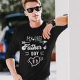 My First Father's Day First Time Daddy New Dad Matching Long Sleeve T-Shirt Gifts for Him