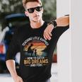 Fishing Dad How Catch Big Dreams 面白い父の日のギフト 長袖Tシャツ 彼への贈り物
