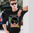 Funk &Oul Patrol 70年代80年代ビンテージアフログラフィックミュージックシャツ 長袖Tシャツ 彼への贈り物