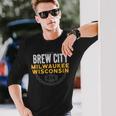 Brew City ミルウォーキー ウィスコンシン州 長袖Tシャツ 彼への贈り物