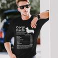 Corgi Facts 栄養ギフト カーディガン ペンブローク 長袖Tシャツ 彼への贈り物