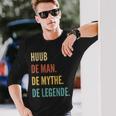 Dutch First Name Huub 長袖Tシャツ 彼への贈り物