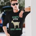Goats Are Mypirit 動物ヤギ 長袖Tシャツ 彼への贈り物