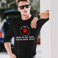 Hal 9000 ヴィンテージ 人工知能 長袖Tシャツ 彼への贈り物