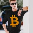 Hodl ビットコイン Btc 暗号通貨 聡アパレル Bitcoin 長袖Tシャツ 彼への贈り物