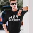 Hombre Gran Kajukenbo Evolución Karate Judo Kenpo Boxeo Camiseta de manga larga Regalos para él