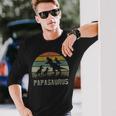 Hombre T-Rex Dino 3 Camisas Para Niños Rawr Grandpa Papasaurus Dinosaur Camiseta de manga larga Regalos para él