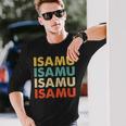 Isamu 勇 長袖Tシャツ 彼への贈り物