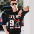 It's My 9Th Birthday 男の子 アイスホッケー ダビング 9歳 長袖Tシャツ 彼への贈り物