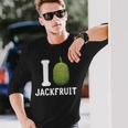Jackfruit ビーガン ベジタリアン エキゾチックフルーツ 植物ベースのダイエット 長袖Tシャツ 彼への贈り物