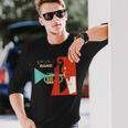 Jazz Music Player スイング バンド レトロ ヴィンテージ 70年代 長袖Tシャツ 彼への贈り物