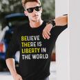 Be The Liberty Libertarian Activist Anarchy Ancap Minarchist 長袖Tシャツ 彼への贈り物