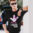 Liquid Dnb Junglist Edm ドラムとバス 長袖Tシャツ 彼への贈り物