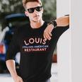 Louis レストラン イタリアンアメリカンブロンクス Ny ゴッドファーザー 長袖Tシャツ 彼への贈り物