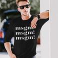 Msgm Message Me 。 長袖Tシャツ 彼への贈り物