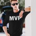 Mvp 最も価値のあるプレイヤーシャツ 長袖Tシャツ 彼への贈り物