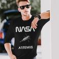 Nasa アルテミスミッション オリオン宇宙船 長袖Tシャツ 彼への贈り物