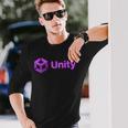 Nerdy Unity コンピュータープログラマー プログラム 数学 教師 オタク 長袖Tシャツ 彼への贈り物