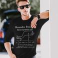 Nerdyintage ベルヌーイの原理物理数学教師 長袖Tシャツ 彼への贈り物