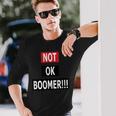 Not Ok Boomer 長袖Tシャツ 彼への贈り物