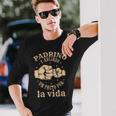 Padrino Y Ahijado Un Pacto Por Laida Bautizo Ahijado Camiseta de manga larga Regalos para él