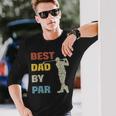 メンズ Par Golf Best Dad 長袖Tシャツ 彼への贈り物