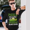 Pickle Paradiese Wherveggie For Pickle Paradiese ピクルスギフトとキュウリ用 長袖Tシャツ 彼への贈り物