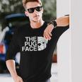 The Pug Face 長袖Tシャツ 彼への贈り物