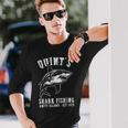 Quints Awesome Ocean Animals Vintage Apparel Shark Fishing Long Sleeve T-Shirt Gifts for Him
