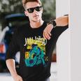 Retro Brazilian Jiu Jitsu And Bjj Camiseta de manga larga Regalos para él
