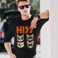 Hiss Cats ネコ Kittens ロックバンド Rock Rockin 長袖Tシャツ 彼への贈り物
