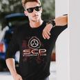 Scp、財団、血で 長袖Tシャツ 彼への贈り物