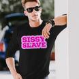 Sissylaveissification Maid Baby Kinkyissy Femboy 長袖Tシャツ 彼への贈り物