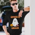 Spooky Ghost Dogs ハロウィンtシャツ コーチに最適 長袖Tシャツ 彼への贈り物