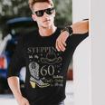 Steping Into My 60Th Birthday With God's Grace And Mercy 長袖Tシャツ 彼への贈り物