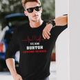 Team Burton 生涯メンバー 血液完全家族 長袖Tシャツ 彼への贈り物