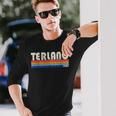 Terlano、イタリア レトロ 70年代80年代スタイル 長袖Tシャツ 彼への贈り物