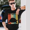 Tortoise リクガメ科 動物 長袖Tシャツ 彼への贈り物
