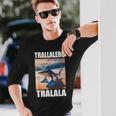 Tralalero Tralala Bootleg Brainrot イタリアン ブレイン ミーム 長袖Tシャツ 彼への贈り物