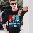Trump Defund The Fbi ビンテージ プロトランプ 2024 愛国的 長袖Tシャツ 彼への贈り物