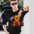 Trumpy Bear Trump 24 トランプ大統領選挙 2024 長袖Tシャツ 彼への贈り物
