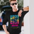 Wear Miami Florida Miami Colorfulunrise Graphic 長袖Tシャツ 彼への贈り物