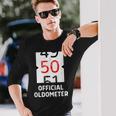 おもしろい 50歳の誕生日 オールドメーター 50歳 50歳 誕生日 50歳 50歳 長袖Tシャツ 彼への贈り物