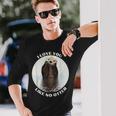 かわいいラッコ 言って I Love You Like No Otter私はあなたを愛しています 長袖Tシャツ 彼への贈り物