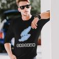 さどくんadokun 佐渡島【非公式 キャラクター】佐渡ヶ島 お土産かわいい 地図 面白 長袖Tシャツ 彼への贈り物