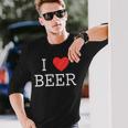 アイ・ラブ・ビール 長袖Tシャツ 彼への贈り物
