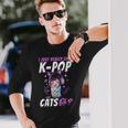 アニメ・猫 K-Pop 長袖Tシャツ 彼への贈り物