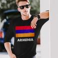 アルメニア国旗tシャツ 長袖Tシャツ 彼への贈り物