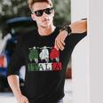 イタリア イタリア 国旗 スクーター ベスパ 原付ライダー お土産 ギフト 長袖Tシャツ 彼への贈り物
